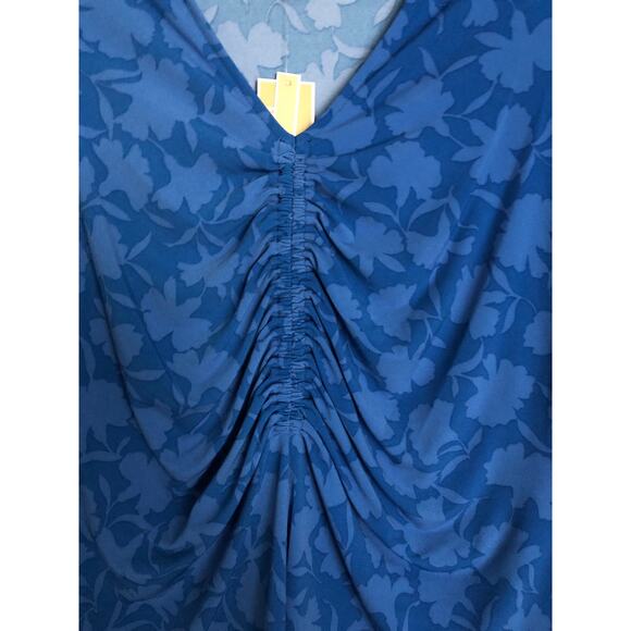 Michael Michael Kors Women's 1X Gathered Front Top NEW - Picture 3 of 8